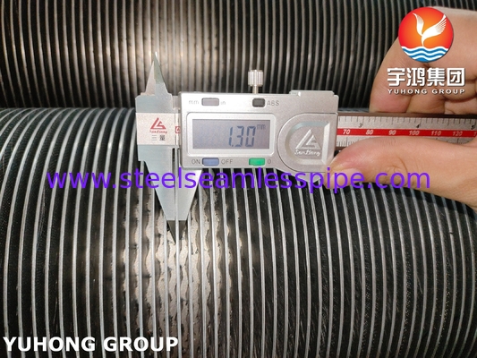 ASTM A376 TP347H Solid Spiral High Frequency weld HFW Fin Tube Z 11Cr