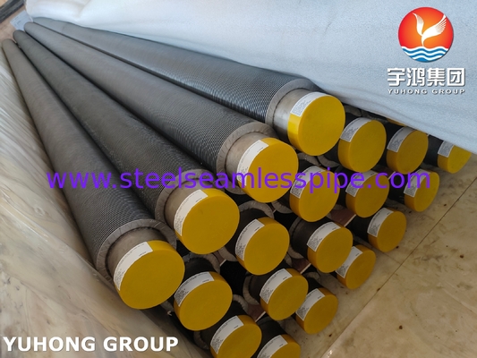 ASTM A376 TP347H Solid Spiral High Frequency weld HFW Fin Tube Z 11Cr