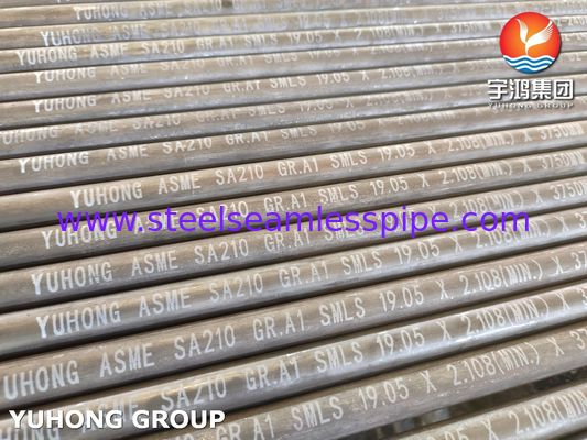 ASTM A210 Gr. A1 Bezszwowa rurka ze stali średniowęglowej do kotła (minimalna ściana)