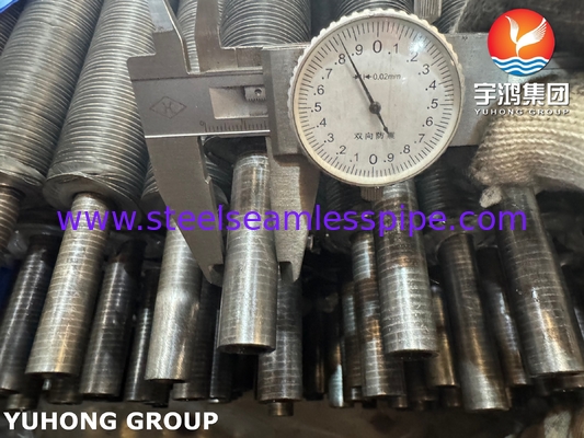 ASME SA179 Bezszwowa rura żebrowana typu L ze stali węglowej z żebrem aluminiowym 1060