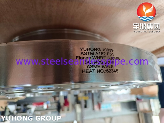 1/2" do 24" ASTM A182 F51 WNRF Flanges Klasy 150-2500 Stopa podwójna odporna na korozję