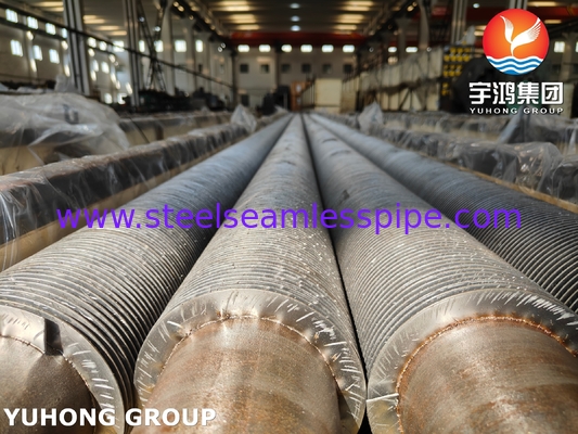ASME SA335 P22 Alloy Steel Seamless Pipe HFW Solid Fin Tube For HRSG System