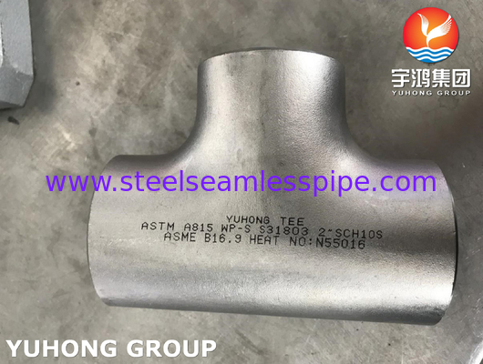 ASTM A815 S31803 Trójnik ze stali nierdzewnej dupleks B16.9