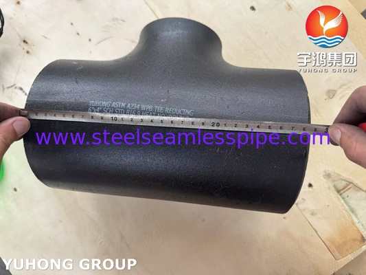 ASTM A234 WPB Wyposażenie ze stali węglowej Reducing Tee Buttwelded B16.9