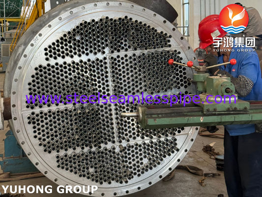 Wymiennik ciepła rurowy U-kształtny, certyfikowany przez TEMA, dla rafinerii, ze znakiem U