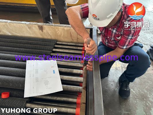 ASTM A213 T22 (K21590) HFW Karbowana rura z żebrami do wymiennika ciepła