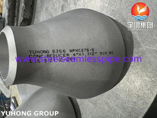 ​​ASTM B366 WPHY 276 ECC Reducer Nickel Alloy Concentric Reducer for Chemical Plant & Marine Piping System