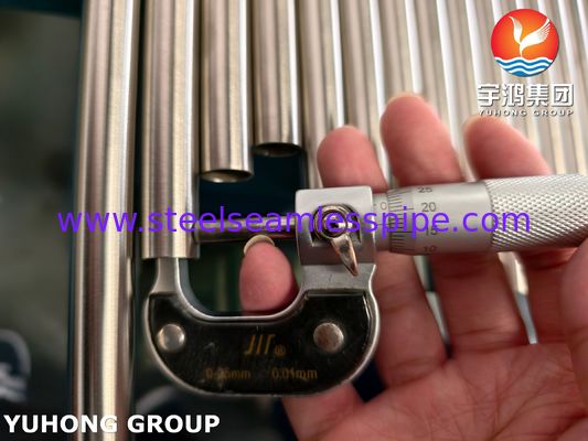 ASME SB163 N08810 Nickel Alloy Seamless Tubes For High Temperature And Pressure Service