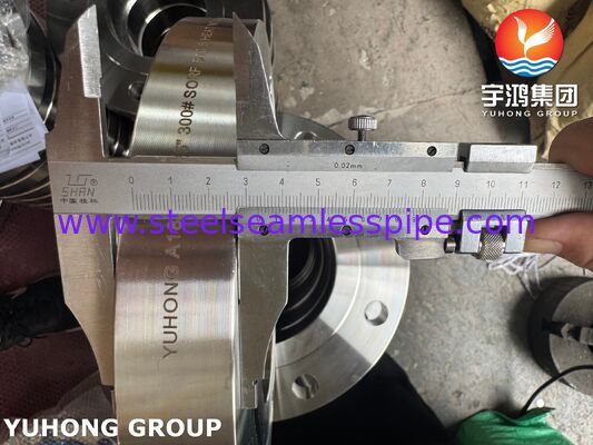 ASME SA182 F304 SO RF Stainless Steel Flange Slip On Raised Face for Chemical and Industrial Piping