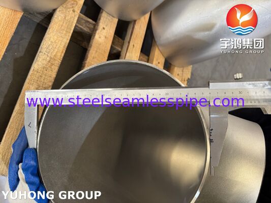 ASTM A403 WP316L Wstawa ze stali nierdzewnej, spawana w 90 stopniach, łokieć w tylnej części