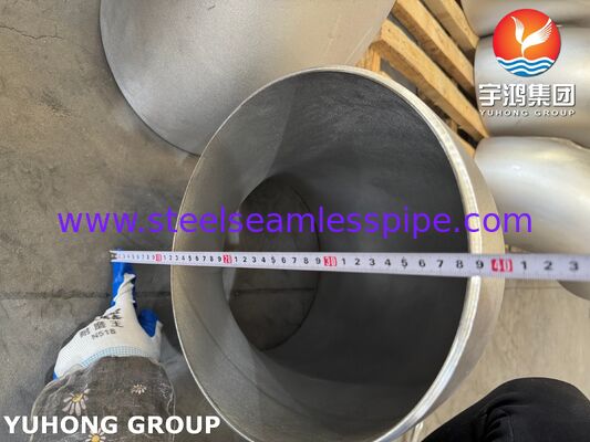 ASTM A403 WP316L Wstawa ze stali nierdzewnej, spawana w 90 stopniach, łokieć w tylnej części