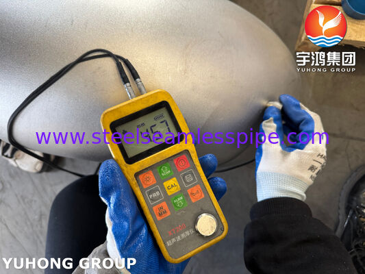 ASTM A403 WP316L Wstawa ze stali nierdzewnej, spawana w 90 stopniach, łokieć w tylnej części