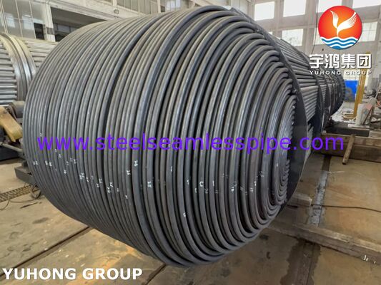 Pęczek rur wymiennika ciepła ze stali węglowej z rurami ASME SA179 i flanszą SA266 Gr.2 do budowy zgodnie z kodem ASME