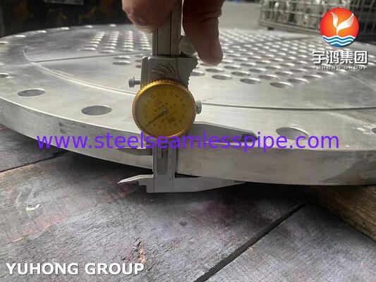 Serwisowa płyta sitowa wymiennika ciepła, ASME SA240 SS304, 100% UT