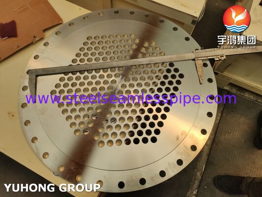 Serwisowa płyta sitowa wymiennika ciepła, ASME SA240 SS304, 100% UT