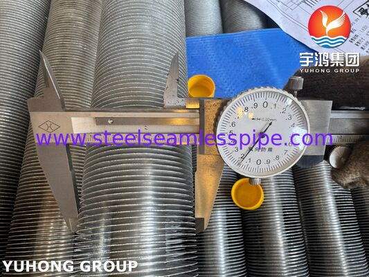 EN 10217-7 1.4301 Wydrukowana rurka z płetwami dla kotłów i chłodziarzy powietrza