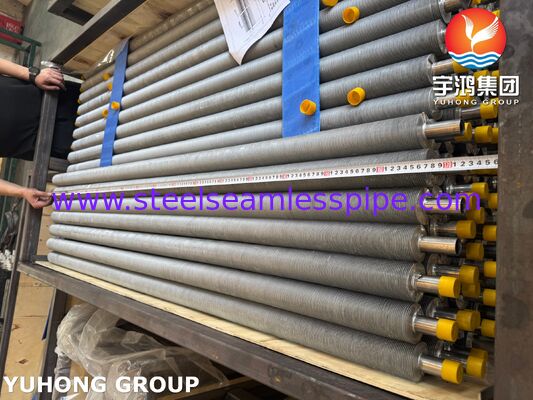 EN 10217-7 1.4301 Wydrukowana rurka z płetwami dla kotłów i chłodziarzy powietrza