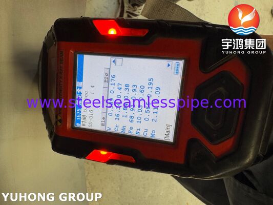 ASTM A312 TP316L Bezszwedzą rurę ze stali nierdzewnej do rafinerii ropy naftowej i gazu