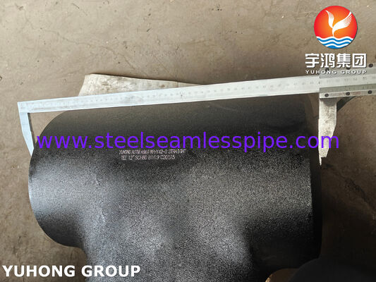ASTM A860 WPHY42-S Equal Tee Wysokiej wytrzymałości stalowe dopasowanie do systemów rurociągowych pod wysokim ciśnieniem