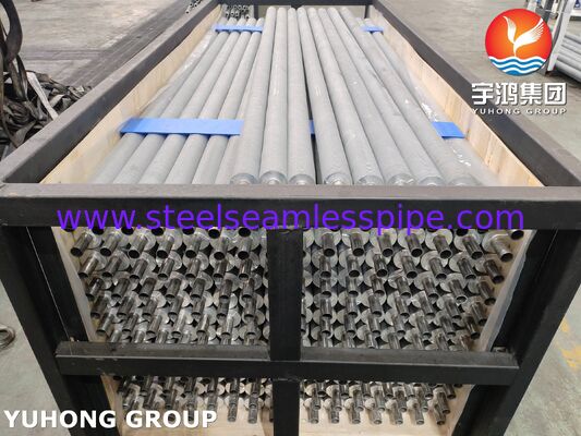 EN 10217-7 1.4301 Wydrukowane rury z płetwami do chłodni powietrza