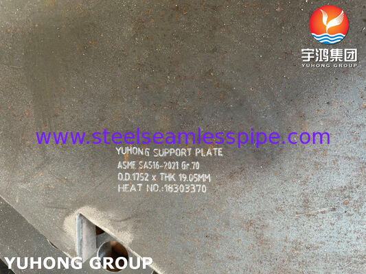 Płytka oporowa ze stali węglowej ASME SA516 GR 70 do wymiennika ciepła