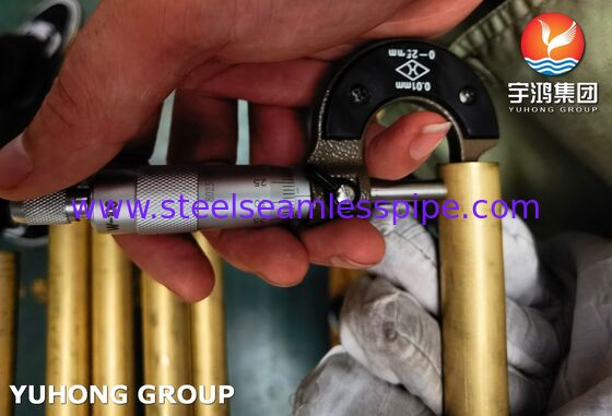 Zastosowanie kondensatora i wymiennika ciepła ASTM B111 C68700 Miedziana rurka niklowa