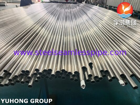 ASME SA249 TP304 Jasno wygrzewana rurka spawana ze stali nierdzewnej do układu chłodniczego