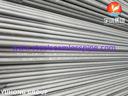 ASME SA213 TP347 Bezszwedzą rurę wymiennika ciepła ze stali nierdzewnej