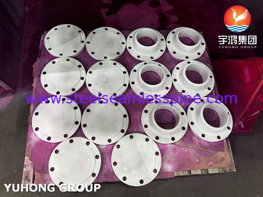 ASME SA182 F304 Austenitic Stal Nierdzewna Kołnierz Kuty do Przemysłowych Systemów Rurociągowych Zgodny z Normą ASME B16.5