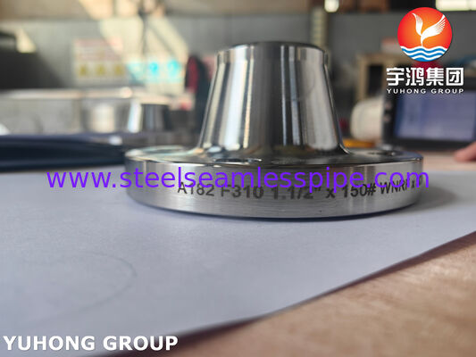 ASTM A182 F310 Forgowane płaszcze ze stali nierdzewnej z szyją spawaną do systemów rurociągowych o wysokiej temperaturze i wysokim ciśnieniu