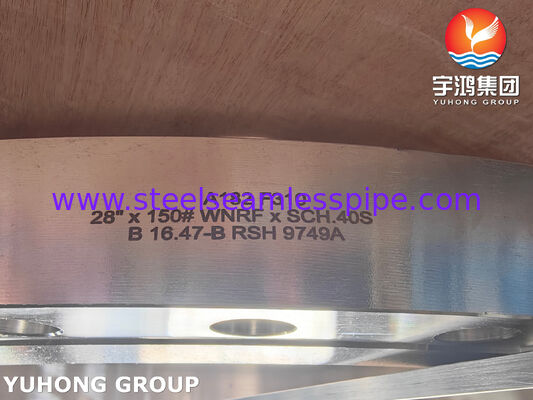 ASTM A182 F310 Forgowane płaszcze ze stali nierdzewnej z szyją spawaną do systemów rurociągowych o wysokiej temperaturze i wysokim ciśnieniu