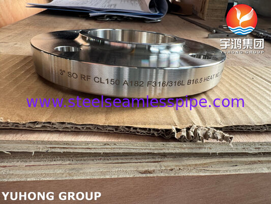 ASTM A182 F316L Slip-On RF Flange dla rur przemysłowych