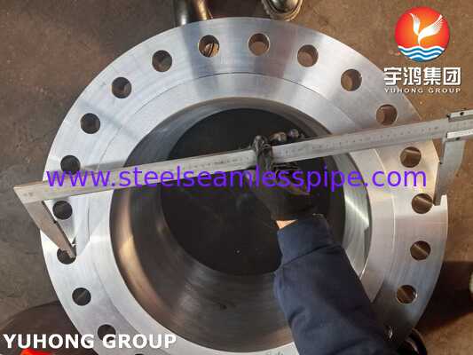 Kołnierz kuty ze stali węglowej ASME SA105 / SA105N do przemysłowych systemów rurociągów