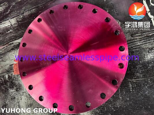Kołnierz zaślepiający ze stali nierdzewnej Super Duplex ASTM A182 F55 z podniesionym czołem Klasa 150 do 1500