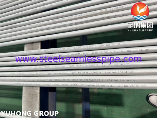 Rura bez szwu ze stali nierdzewnej ASTM A269 TP316L do skraplacza, trawiona i wyżarzana