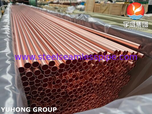 ASTM B111 C12200 Bezszwowa (Smls) Rurka, Bezszwowa Rurka Z Stopem Miedzi Wysokiej Jakości