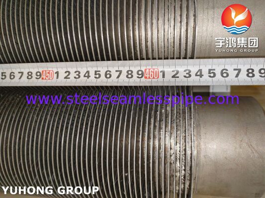 ASTM A376 TP347H Fin Tube CS, wysokotemperaturowa kompozytowa rurka z płetwami (podłoga CS + TP347H Fin)