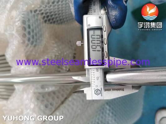 ASME SA249 Jasno wyżarzana rura spawana ze stali nierdzewnej 304 do destylatora, 3/4" 20BWG