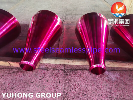 ASTM B564 UNS NO8811 CON REDUCER, koncentryczny reduktor ze sfałszowanym stopem niklu, żelaza i chromu do przemysłu petrochemicznego i kriogenicznego