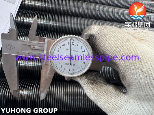 A179 / AL1060 Rury z płetwami zwiniętymi do wydajnych wymienników ciepła i kotłów