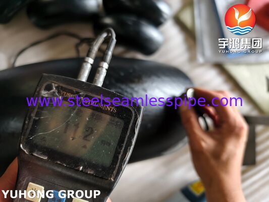 ASME SA420 Stopień WPL6 Niskotemperaturowa konstrukcja stalowa węglowa LTC Buttweld 90DEG Łokieć