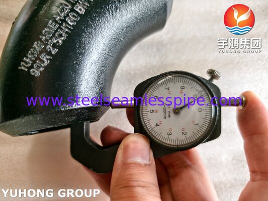 ASME SA420 Stopień WPL6 Niskotemperaturowa konstrukcja stalowa węglowa LTC Buttweld 90DEG Łokieć