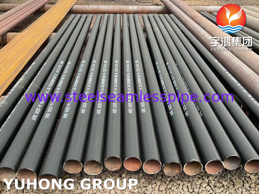 Czarna powłoka ASTM A335 P9 Płuta stalowa bezszwowa ze stopu stopu do supergrzejnika i przegrzejnika