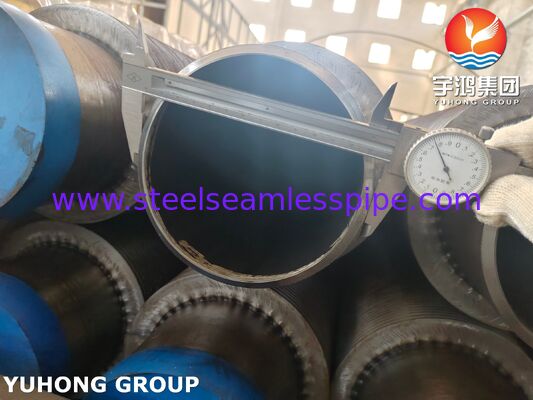 Spirale spawane rury żeberkowe z rurą bazową A106 CS żeberka do wymienników ciepła