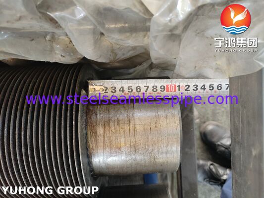 Spirale spawane rury żeberkowe z rurą bazową A106 CS żeberka do wymienników ciepła