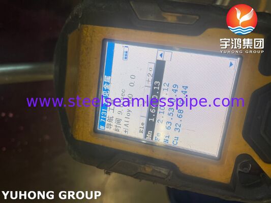 ASME SB163 Monel 400 Zestaw miedzianikowy bezszwodowy w układzie U, wymiennik ciepła TEMA, powłoka i wymiennik ciepła