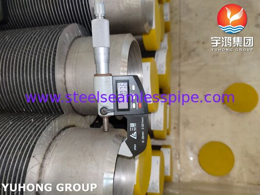 Rury z płetwami HFW ASTM A312 TP347H ze stali nierdzewnej do kotłów ciepła odpadowego