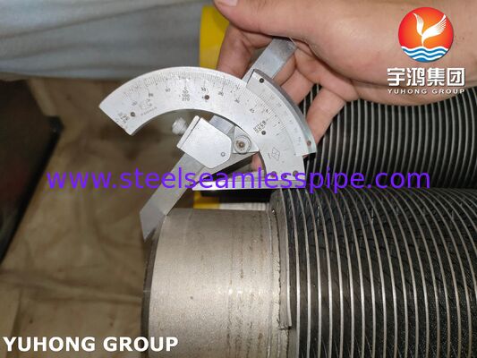 Rury z płetwami HFW ASTM A312 TP347H ze stali nierdzewnej do kotłów ciepła odpadowego