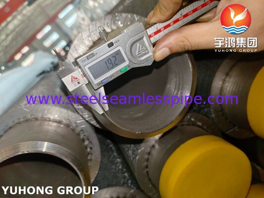 Rury z płetwami HFW ASTM A312 TP347H ze stali nierdzewnej do kotłów ciepła odpadowego