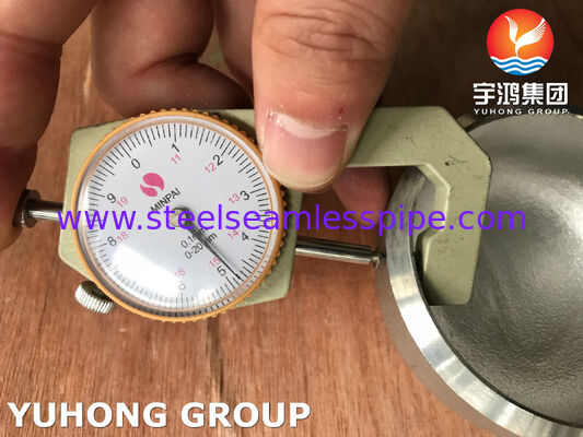 A403 WP304L-S Cap, B16.9 Wyposażenie do spawania tylnego ze stali nierdzewnej o niskiej zawartości węgla do inżynierii hydraulicznej